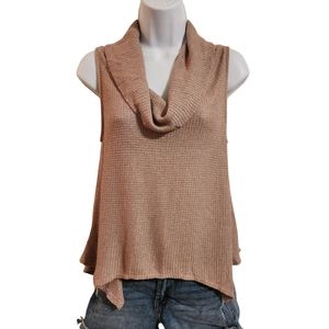 Cowl Neck Pink Blush Top